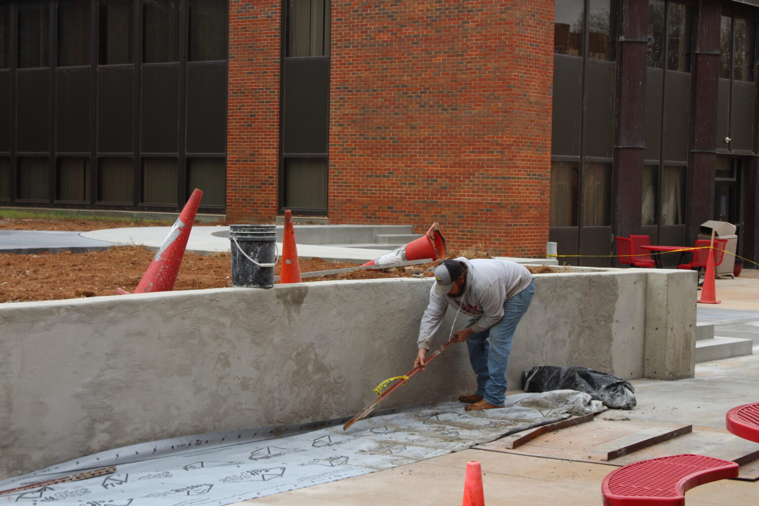 Project Outside Work Outdoor classroom project begins work - Northwestern News